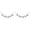 Dark Red, variant on 2PC 5.9Ft Bow Garland Banner with 7x5.5 Inch Bows, Pre-Strung Ribbon Bow Decorations for Christmas Birthday Party Wedding, Bow Garland Pre-Strung Ribbon Bow Banner for Holiday Decor