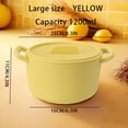 thumbnail image 1 of CUITING 2-in-1 Silicone Steamer Pot with Dual Handles  Food-Grade Microwaveable Steamer  High-Temperature Resistant Meal Prep Container  Kitchen Cookware, 1 of 6
