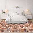 thumbnail image 6 of Washable Area Rugs for Living Room, Curtilage 6'x9' Moroccan Style Indoor Rugs, Non-Slip Soft Low Pile Carpet for Bedroom, Office, Dining Room, 6 of 10
