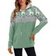 thumbnail image 3 of Sudadera con capucha Onlypuff Trendy Graphic para mujer, color verde menta, 3 of 5
