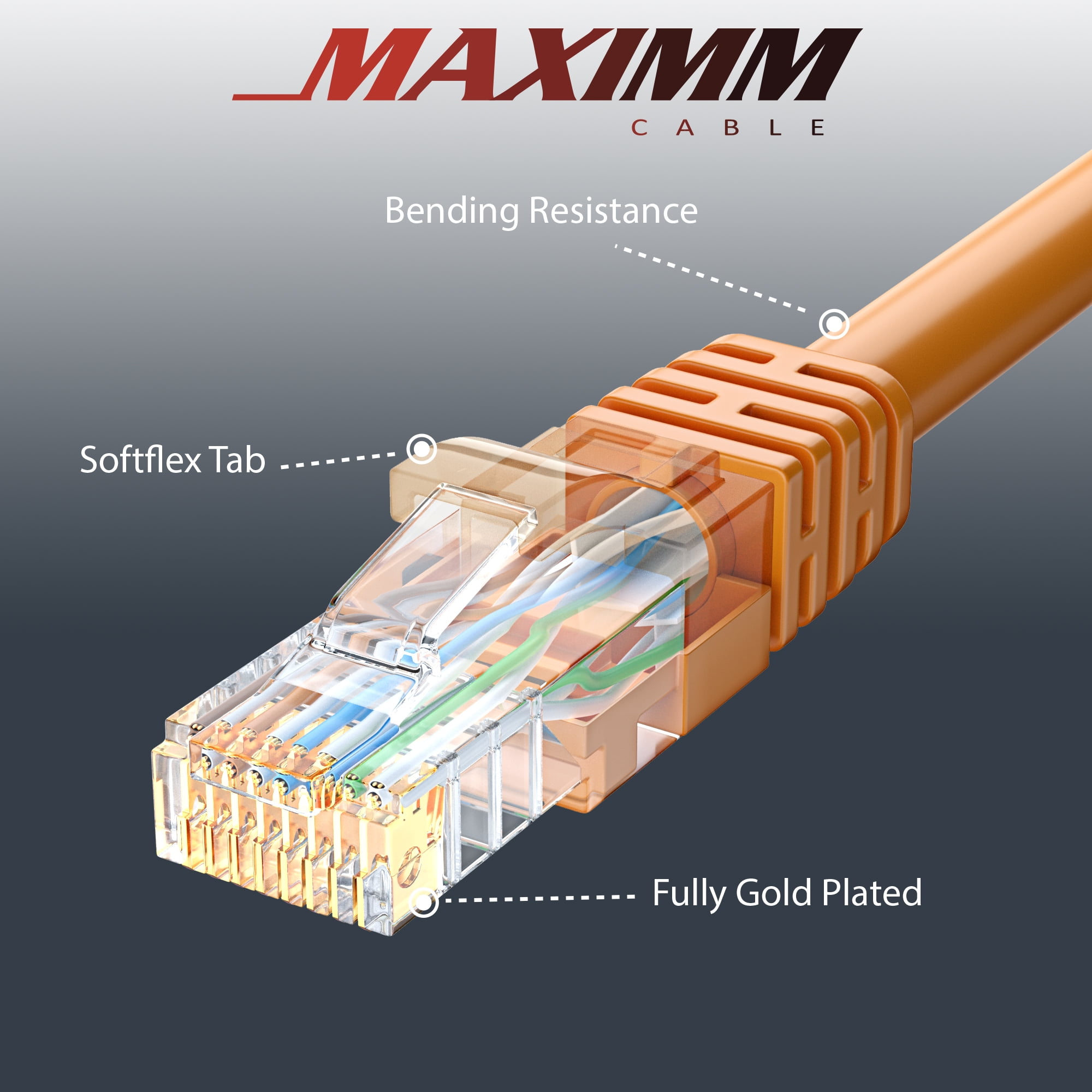 Cat 6 Ethernet Cable 300 Ft, 100% Pure Copper, Cat6 Cable LAN Cable, Internet Cable, Patch Cable and Network Cable - UTP (Brown) 300 Feet