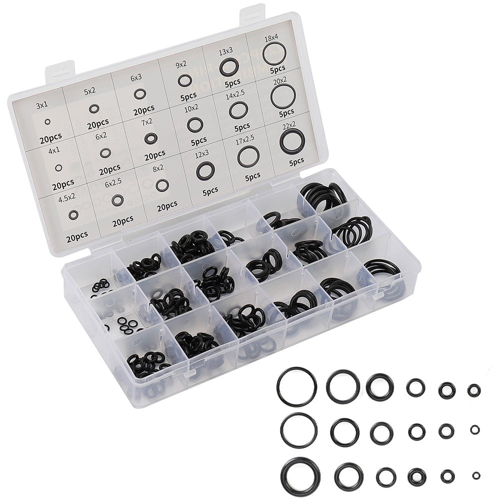 Secure And Reliable 225 Pcs Rubber O Ring Kit For Faucet And Pipe - Foto 9