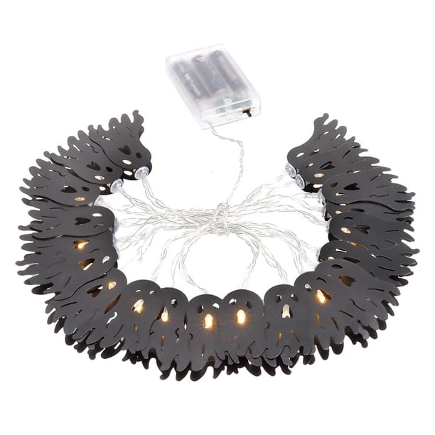Cadena De Lámpara De Decoración 20 Led 3M / 117.9 Pulgadas Atmósfera Fantasma Alimentada Por Batería Luz Cálida Suave Cadena De Lámpara De Decoración Impermeable Para Fiesta De Festival Halloween sonducket HA012882-00