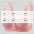 thumbnail image 3 of NIEWTR Seamless Front Closure Bras for Women Wireless Full Coverage Support Bra Comfortable No Underwire Everyday Bralettes (Grey,46), 3 of 9