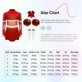 thumbnail image 5 of LiiYii Kids Girls Cheer Leader Dance Outfit Cheerleading Skirt Set Stage Party Performance Dress Up Black B 8, 5 of 5
