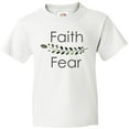 thumbnail image 3 of Inktastic Faith over Fear with Laurels Youth T-Shirt, 3 of 5