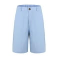 thumbnail image 5 of GEWSEY womens Ultra Lux Comfort With Flex-to-go Utility Bermuda Short Sky Blue, S, 5 of 8
