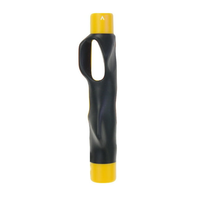 Langgg Golf Grip Trainer Training Golf Club Attachment For Improved Hand Positioning On Golf Club,Suitable to Grip Clubs yellow