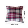 thumbnail image 3 of TOPRenddon White Red Christmas Plaid Pillow Covers 18x18 Xmas Buffalo Tartan Print Holiday Decorative Throw Pillows Outdoor Pillowcase Square Linen Farmhouse Cushion Case Decor for Couch Sofa Bed, 3 of 6
