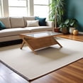 thumbnail image 2 of Starlight Canyon Home Brown Glass Coffee Table – Elegant Glass Top Coffee Table for Living Room, 2 of 3