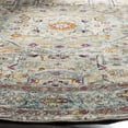 thumbnail image 3 of SAFAVIEH Aria Lucy Traditional Area Rug, Cream/Blue, 6'5" x 6'5" Round, 3 of 7