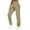 Khaki, variant on Hrsba Women's Winter Full Length Pants, Womens Work Pants Athletic Pants for Women Solid Color Loose Cargo Style with Pockets Casual Workout Trousers