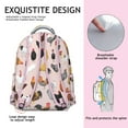 thumbnail image 5 of Cute Small Backpack for School with Farmhouse Rooster and Hen Patterns, Lightweight and Stylish Travel Bag, 5 of 6