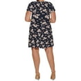 thumbnail image 2 of Tommy Hilfiger Womens Plus Floral Above Knee Sheath Dress, 2 of 2