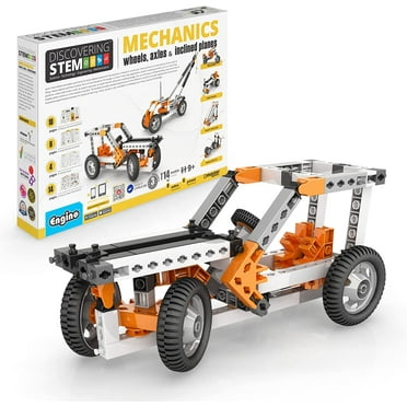 Engino- STEM Toys, Mechanics: Wheels, Axles, Construction Toys for Kids 9 
