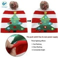 thumbnail image 5 of Deago LED Light Up Beanie Knit Hat Christmas Cap Xmas Winter Snow Holiday Warm Hats Gift For Both Adults Kids (Snowflake), 5 of 8