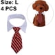 thumbnail image 2 of 4 piezas de pajarita para mascotas, perros y gatos, disfraz para mascotas, corbata formal ajustable, collar para gatos y perros, accesorios de aseo, 2 of 5