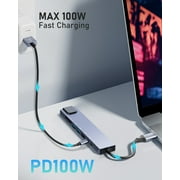USB C Hub Ethernet,4K USB C to HDMI Hub,8 IN1 Multi-Port USB C Adapter,Type C Dock Dongle Compatible for MacBook Pro Air Ipad