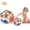 A, variant on Soft Baby Toy Rattles Toy, Easy-Grasp Sensory Rattle Ball Teether Toy, Soothing Toy for Baby 0-6 6-12 Months, Help Toddlers Hand-Eye Coordination & Fine Motor Skills, Perfect Baby Gift, A