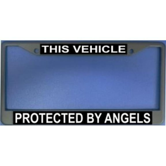 212 Main LPO1200 This Vehicle Protected by Angels License Plate Frame