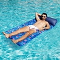 thumbnail image 5 of Flotador de piscina FinduWill de gran tamaño para adultos con reposacabezas de 183 x 94 cm, 5 of 5