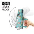 thumbnail image 3 of OBREWU Dog Pattern with Floral Background Tumbler with Handle and Lid,Dog Pattern with Floral Background 40oz Double Wall Vacuum Insulated Tumbler,Cups Gift for Women and Men, 3 of 7