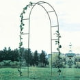 thumbnail image 3 of Adjustable Size Metal Garden Arbor Wedding Arch, Lightweight Assembly Climbing Plant Support For Event Decoration, Attractive Entryway Garden Trellis Weather Resistant Steel Construction, 3 of 5