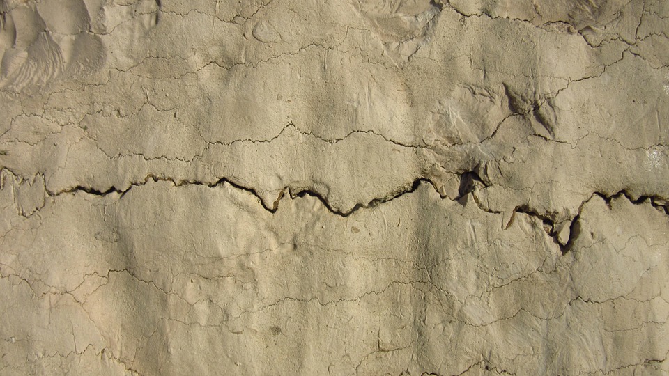 Jagged Gap Erosion Crack Lime Limestone24 Inch By 36 Inch Laminated