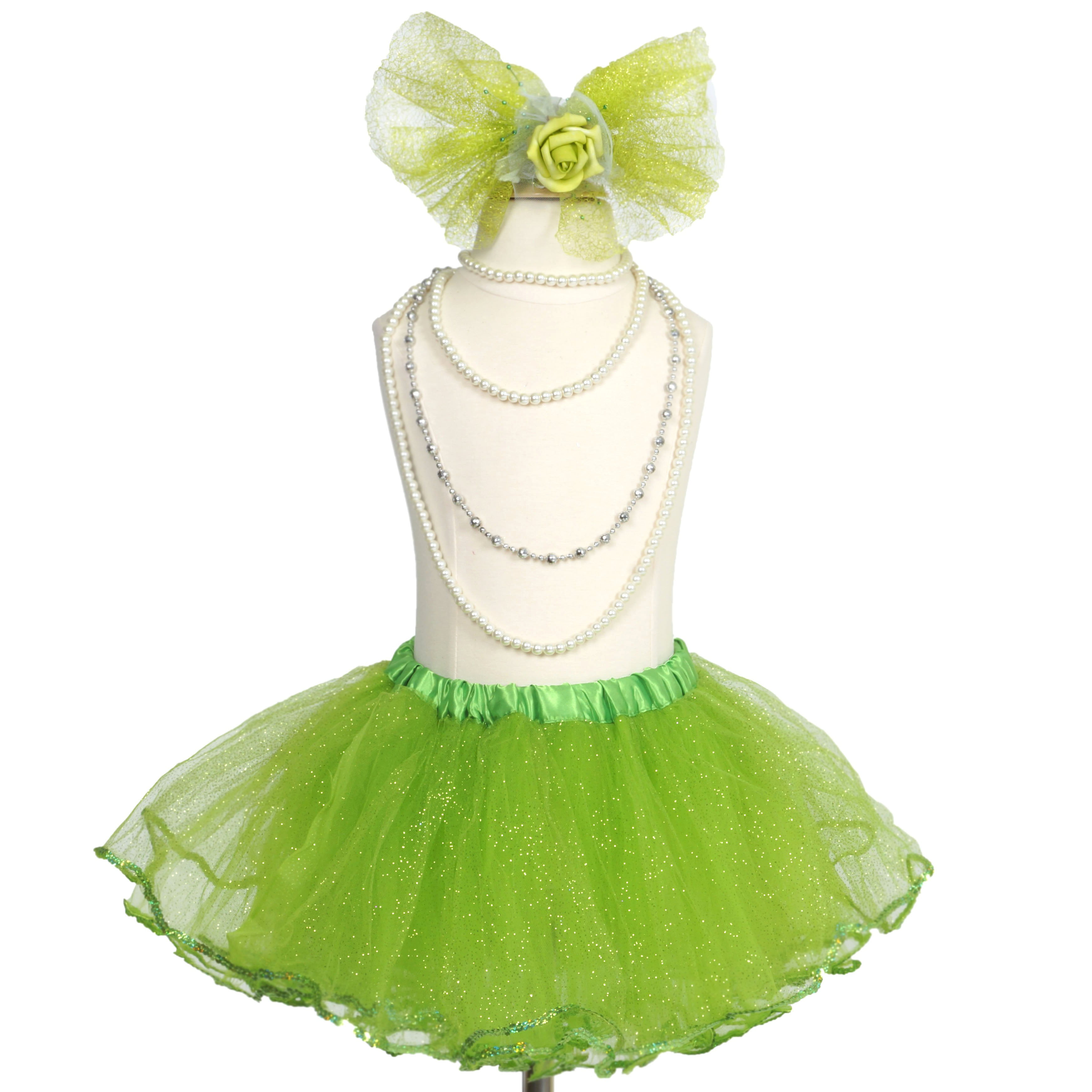 Kids Baby Girls' Polka Dot Tutu Glitter Ballet Triple Layer Tulle Dance Skirt 