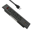 thumbnail image 1 of Barre d'Alimentation Encastrée avec USB‐C PD 20 W Charge Rapide 4 Prises 3 USB Meubles Intégrés Cordon d'Extension 6,56 Pi, 1 of 6