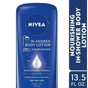 NIVEA In-Shower Body Lotion Nourishing 13.5 ozPack of 2