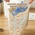 thumbnail image 5 of RKZDSR 110L Large Non-Woven Storage Tote Bags for Clothes & Bedding, Foldable Fabric Storage Organizer with Zipper & Reinforced Handles for Closet, Moving, Dorm & Home Storage, 5 of 7