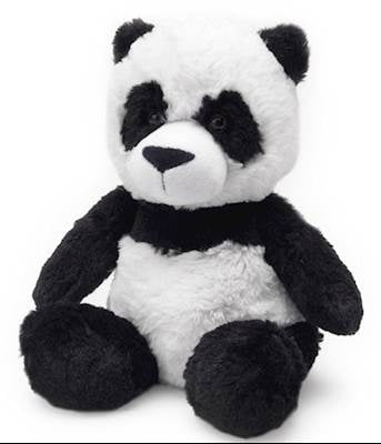 Panda Junior Mini Therapy Microwavable Heatable Toy Warmies Cozy Plush 