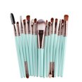 thumbnail image 2 of Juego de brochas de maquillaje HUOGUO Professional, 15 brochas con funda, 2 of 2