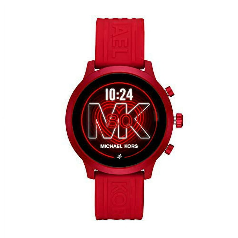 Michael Kors - Access MKGO Smartwatch 43mm Aluminum - Red Michael Kors - Access MKGO Smartwatch 43mm Aluminum - Red