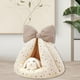 thumbnail image 1 of Casa para hámster, ropa de cama para animales pequeños, ideal para climas fríos, escondite cálido, nido para dormir para , hámsteres, mascotas Beige 50x37cm, 1 of 7