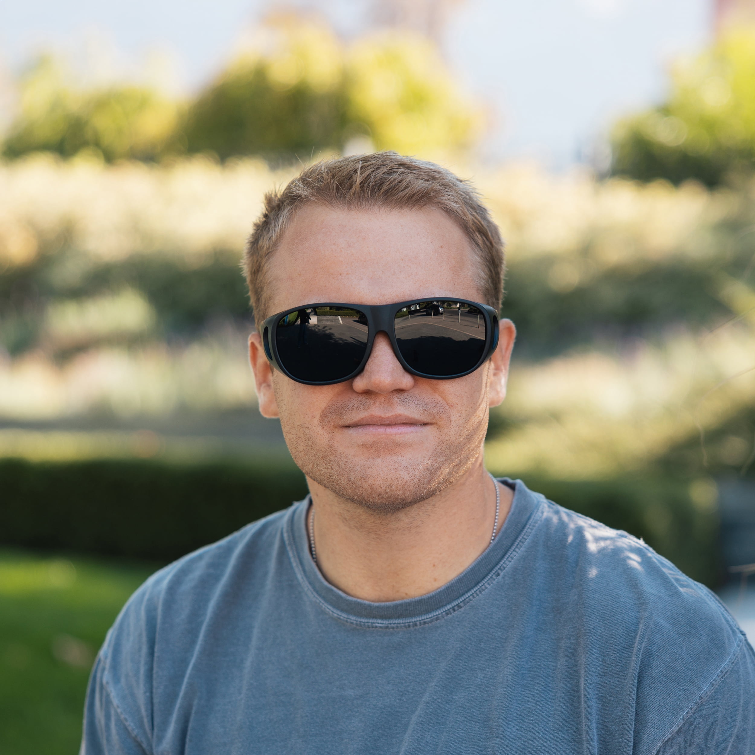 AMIR Fit Over Glasses Super Dark Cat 4 Darkest Lens Max Coverage UV400 Sunglasses