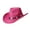 Pink, variant on JYYYBF Western Cowboy Hat for Women Men Vintage Old Style Panama Hat Classic Fedora Hat with Belt