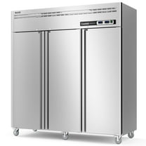 Coolski Commercial Refrigerator and Freezer Combo Reach-in Freezer 54 Cu.ft, 72" W 3 Door