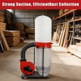 thumbnail image 3 of EDTara Horizontal Woodworking Dust Collector, Compact and Mobile With Collection Bag, Perfect for Efficient Dust Collection In Home or Professional Workshops, 3 of 7