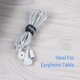 thumbnail image 3 of Essager Atadura para cables Cable de alimentación para auriculares Cable para ratón Organizador Correa Soporte de nailon Atadura para cables, 10 piezas Inevent EL5250-03B, 3 of 6
