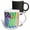 Multicolor, variant on 3drose, Shapes Sketched in Bright Colors, 11oz Two-tone Black Mug