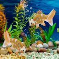 thumbnail image 3 of Lifelike Realistic Artificial Fake Goldfish for Aquarium Fish Tank & Pond Easter Decorations, Floating Plastic Fish That Looks Like Swimming, Easter Decor for Home Garden Water Feature, 2*2in, E, 3 of 9