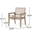 thumbnail image 3 of Set of Two Club Chairs | Fits Well in Any Outdoor Arrangement | Instantly Upgrades Outdoor Style, 3 of 7