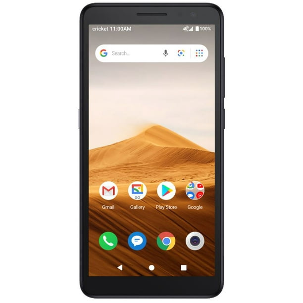 Cricket Wireless Alcatel Glimpse 16GB Suede Black