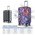 thumbnail image 6 of Bixox Washable Watercolor Butterflies Printed Luggage Cover, Fashion Suitcase Protector Fits for Small luggage, 6 of 8
