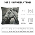 thumbnail image 6 of Nawypu Throw Pillow Covers Portrait Horse  Animal Brown Farm Head for Living Room Bedroom Sofa Set of 2, 6 of 6