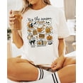 thumbnail image 4 of Tis The Season Halloween Shirt for Women & Teens Tremdy Fall Things Tee Ivory Shirt Adult X-Large, 4 of 4