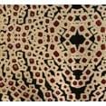 thumbnail image 3 of Plutus PBRA1378-2036-DP Coussin de Luxe Scarlet Gem Rouge & Noir, 20 x 36 Po. King, 3 of 3
