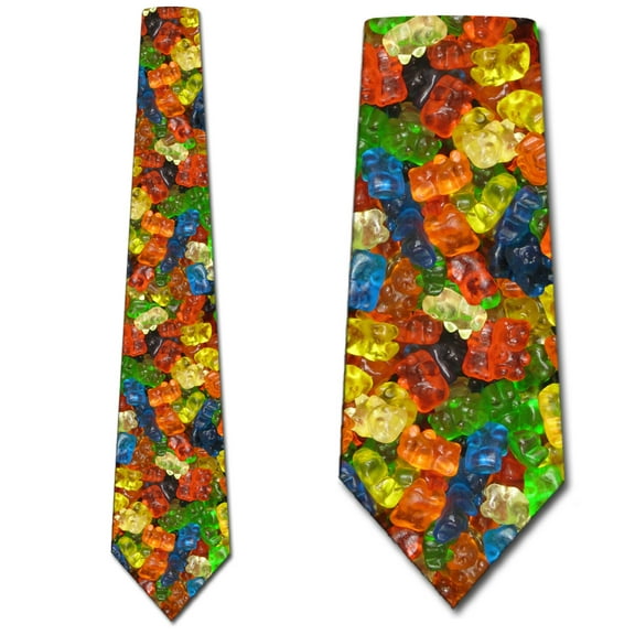 Gummy Bear Neck Tie Mens Candy Ties by Three Rooker